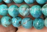 CTU3011 15.5 inches 6mm round South African turquoise beads