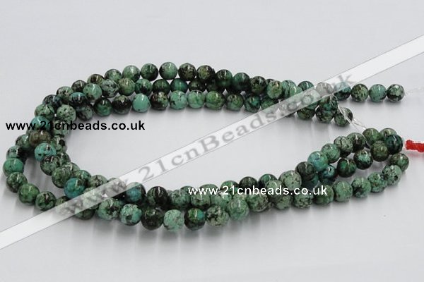 CTU401 15.5 inches 12mm round African turquoise beads wholesale