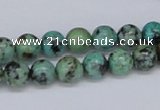 CTU427 15.5 inches 8mm round African turquoise beads wholesale