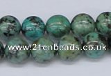 CTU429 15.5 inches 12mm round African turquoise beads wholesale