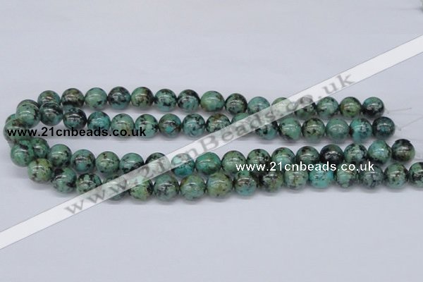 CTU429 15.5 inches 12mm round African turquoise beads wholesale