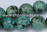 CTU431 15.5 inches 16mm round African turquoise beads wholesale