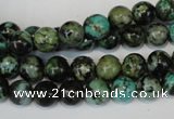 CTU482 15.5 inches 8mm round African turquoise beads wholesale