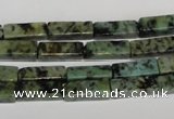 CTU487 15.5 inches 4*13mm cuboid African turquoise beads wholesale