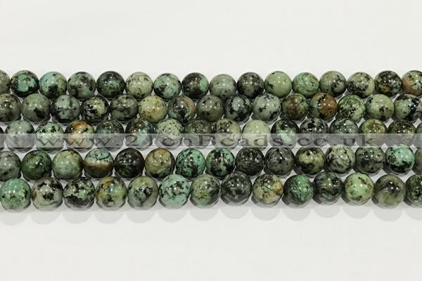 CTU513 15.5 inches 10mm round African turquoise beads wholesale