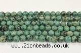CTU515 15.5 inches 8mm round African turquoise beads wholesale