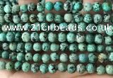 CTU581 15.5 inches 6mm round natural african turquoise beads