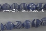 CTU923 15.5 inches 10mm faceted round synthetic turquoise beads