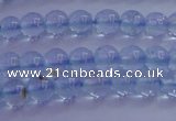 CTZ01 15.5 inches 4mm round natural topaz gemstone beads