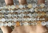 CTZ12 15.5 inches 8mm round natural topaz gemstone beads