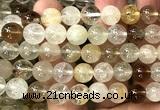 CTZ24 15 inches 10mm round yellow topaz quartz beads wholesale