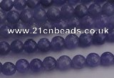 CTZ500 15.5 inches 4mm round natural tanzanite gemstone beads