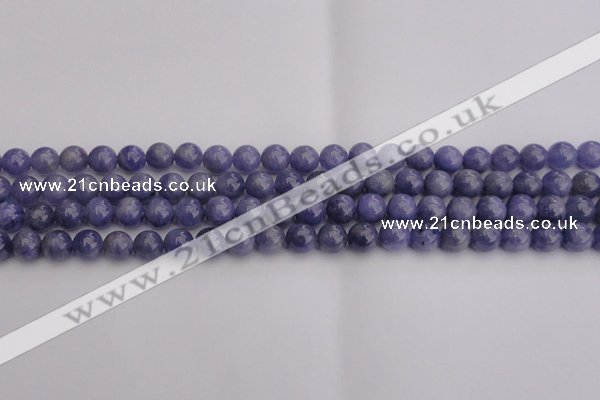 CTZ503 15.5 inches 8mm round natural tanzanite gemstone beads