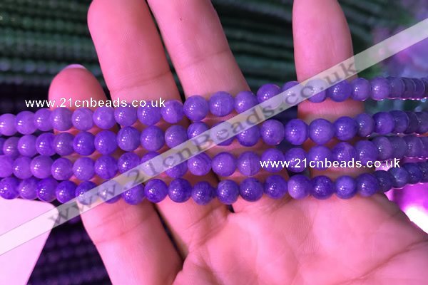 CTZ511 15.5 inches 4mm round natural tanzanite gemstone beads