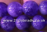 CTZ515 15.5 inches 8mm round natural tanzanite gemstone beads