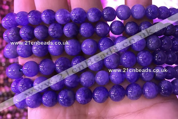 CTZ515 15.5 inches 8mm round natural tanzanite gemstone beads