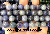 CTZ536 15 inches 12mm round tanzanite beads wholesale