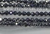 CTZ608 15.5 inches 2mm faceted round terahertz beads wholesale