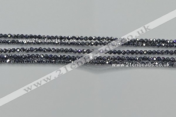 CTZ609 15.5 inches 3mm faceted round terahertz beads wholesale