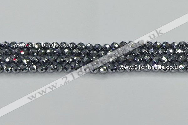 CTZ611 15.5 inches 6mm faceted round terahertz beads wholesale