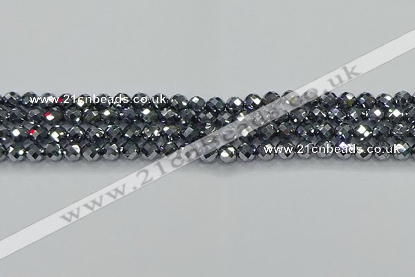 CTZ611 15.5 inches 6mm faceted round terahertz beads wholesale