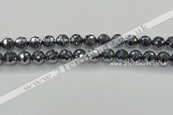 CTZ623 15.5 inches 10mm faceted round terahertz beads wholesale