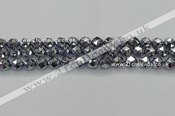 CTZ632 15.5 inches 8mm faceted nuggets terahertz beads wholesale