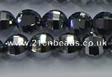 CTZ642 15.5 inches 8mm faceted round terahertz beads wholesale