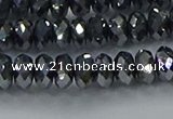 CTZ645 15.5 inches 5*8mm faceted rondelle terahertz beads wholesale