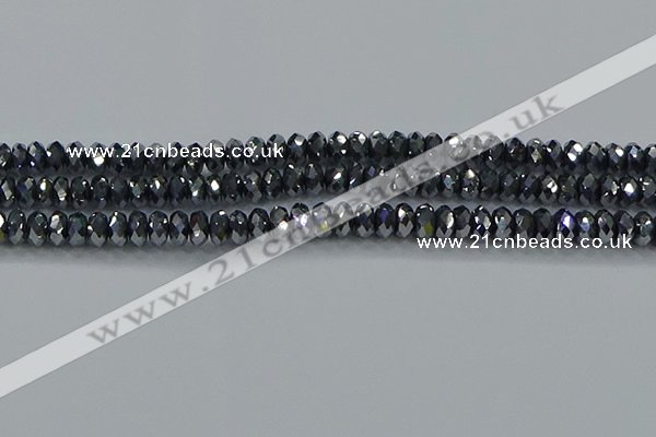 CTZ645 15.5 inches 5*8mm faceted rondelle terahertz beads wholesale