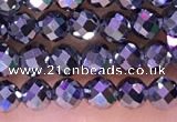 CTZ652 15.5 inches 3mm faceted round tiny terahertz beads