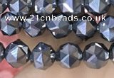 CTZ655 15.5 inches 6mm faceted nuggets terahertz beads wholesale