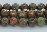 CUG03 15.5 inches 10mm round unakite gemstone beads wholesale