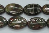 CUJ02 15.5 inches 15*20mm oval autumn jasper gemstone beads