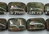 CUJ05 15.5 inches 15*20mm rectangle autumn jasper gemstone beads