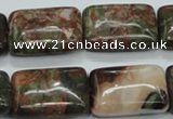 CUJ06 15.5 inches 18*25mm rectangle autumn jasper gemstone beads