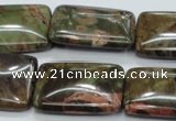 CUJ07 15.5 inches 22*30mm rectangle autumn jasper gemstone beads