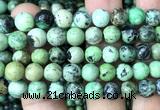 CVB03 15 inches 8mm round variscite gemstone beads wholesale