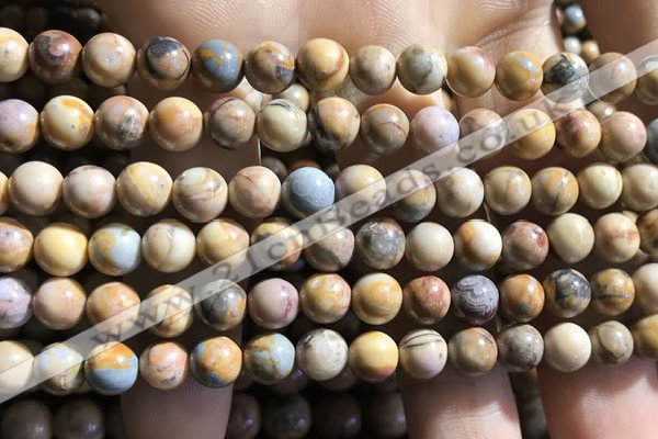 CVJ02 15.5 inches 6mm round venus jasper beads wholesale