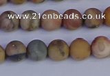 CVJ12 15.5 inches 8mm round matte venus jasper beads wholesale