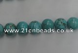 CWB556 15.5 inches 8mm round howlite turquoise beads wholesale