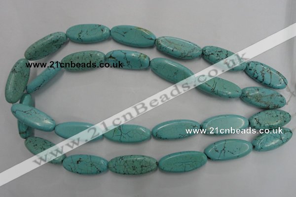 CWB741 15.5 inches 12*30mm marquise howlite turquoise beads wholesale