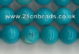 CWB851 15.5 inches 6mm round howlite turquoise beads wholesale