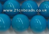 CWB860 15.5 inches 10mm round howlite turquoise beads wholesale