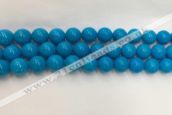 CWB860 15.5 inches 10mm round howlite turquoise beads wholesale