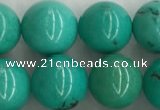 CWB866 15.5 inches 10mm round howlite turquoise beads wholesale