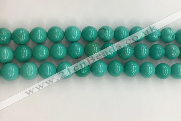 CWB866 15.5 inches 10mm round howlite turquoise beads wholesale