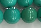 CWB867 15.5 inches 12mm round howlite turquoise beads wholesale