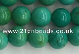 CWB870 15.5 inches 6mm round howlite turquoise beads wholesale