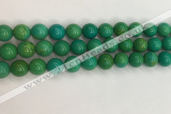 CWB872 15.5 inches 10mm round howlite turquoise beads wholesale